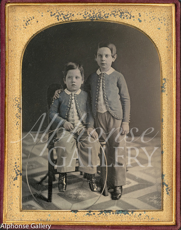 84.XT.438.10 Getty Museum Two Well-Dressed Boys, 189 Broadway studio