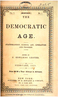 The Democratic Age Feb 1859