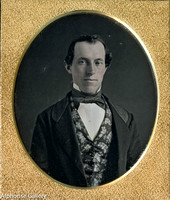 J Gurney 6th plate daguerreotype Man With Great Vest, c.1846-7