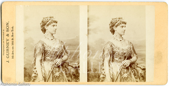 J Gurney & Son stereoview - ? Lilian Whiting