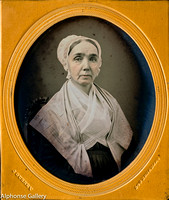 J Gurney Daguerreotype 6th Plate Quaker Woman