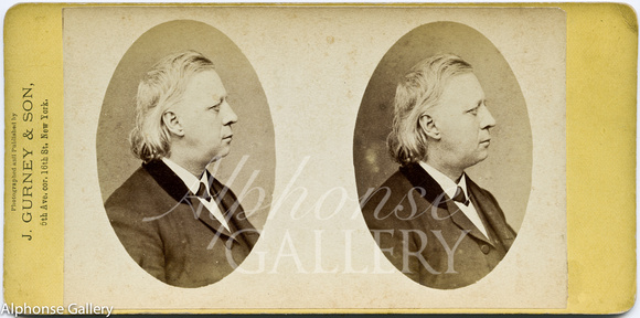 J Gurney & Son Stereoview of Henry Ward Beecher