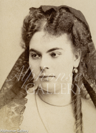 Gurney & Son CDV of English Actress Patti Jones 1849-1876