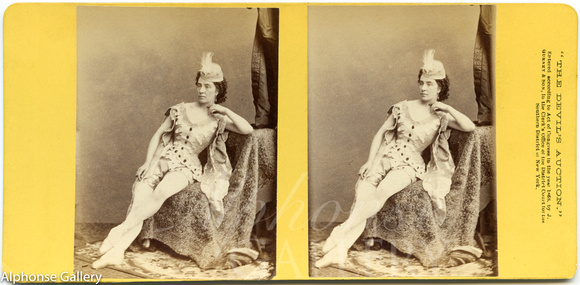 The Devil's Auction_1868 Stereoview by J Gurney & Son