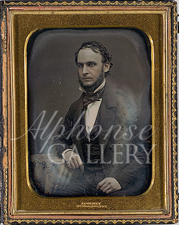 4th plate J Gurney Daguerreotype at 189 Broadway studio, sold 14 Jan 2010 by Cowan's Auction House