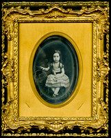 Jeremiah Gurney Gold Gilt Framed Half Plate Daguerreotype