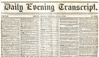 Daily Evening Transcript Boston MA 6 June 1842