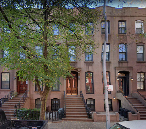 home of Jeremiah and Phebe Gurney at 332 Henry Street, Brooklyn - now 470 Henry Street.