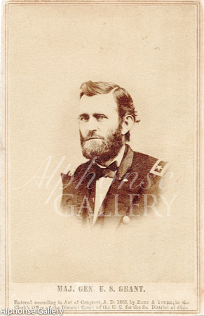 Ulysses S Grant by Barr & Young - CDV owned by Dana B Shoaf