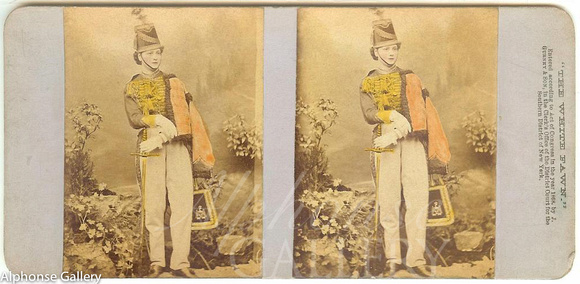 The White Fawn, 1868 Stereoview by J Gurney & Son